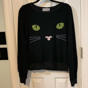 Wildfox XS Halloween cat jumper